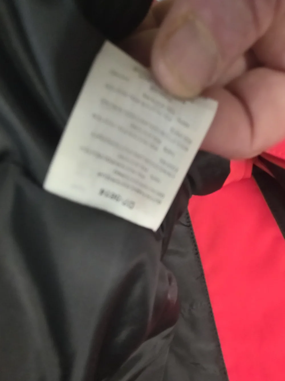 Decente Ski Jacket Thinsulate Red And Black Men's Size Large